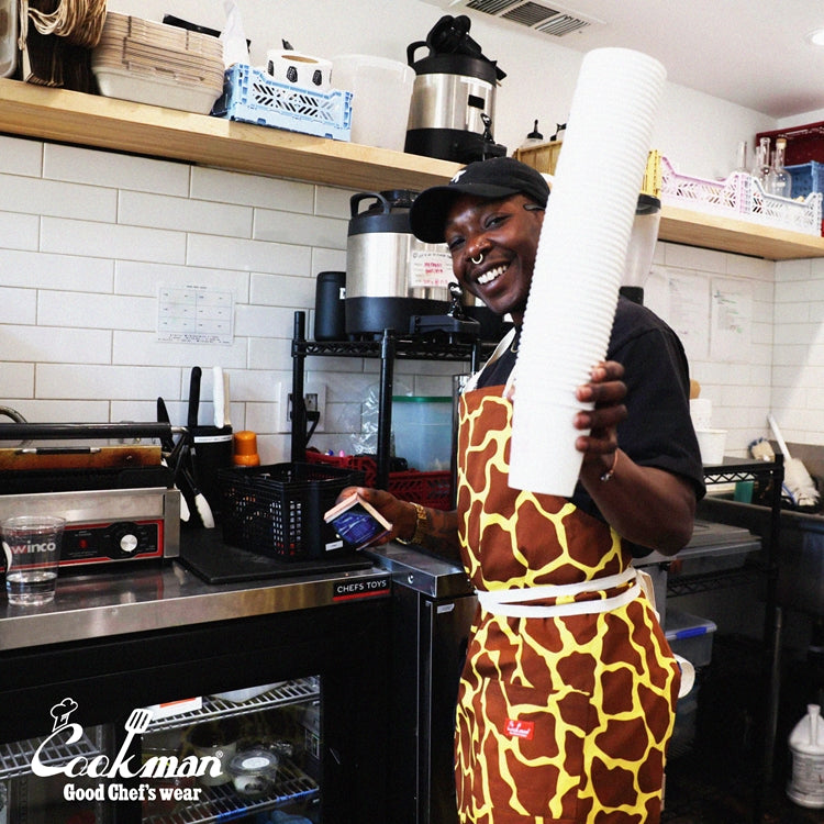 Cookman Long Apron - Giraffe