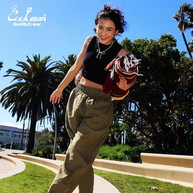 Chef Pants - Linen : Olive
