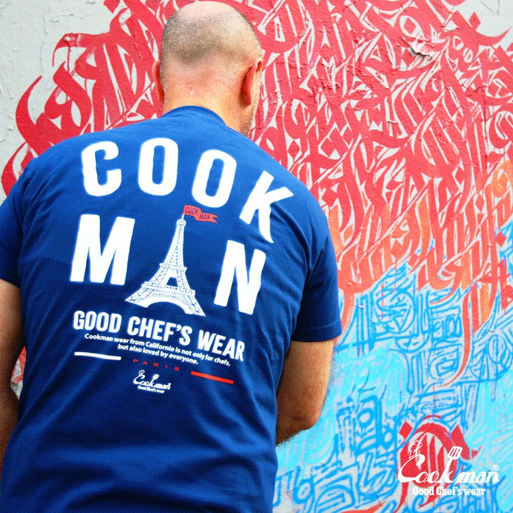 Cookman Tees - Eiffel Tower : Bleu Marine