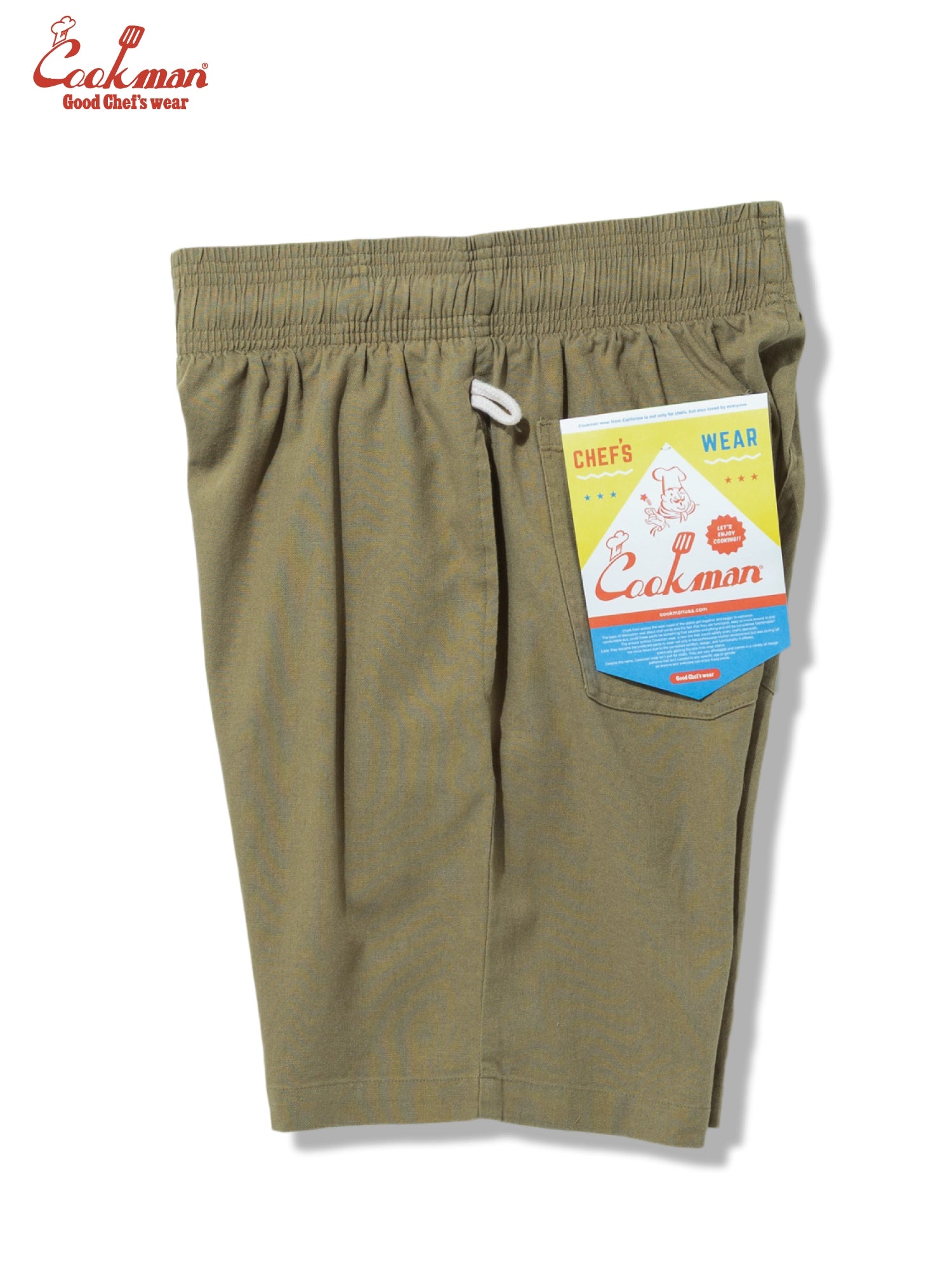 Chef Short Pants - Linen : Olive