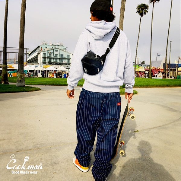 Cookman Chef Pants - Pin Stripe : Navy