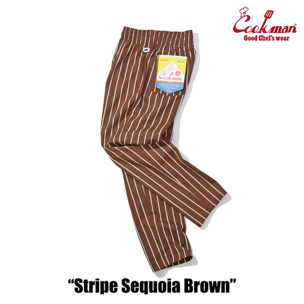 Cookman Chef Pants - Stripe : Sequoia Brown