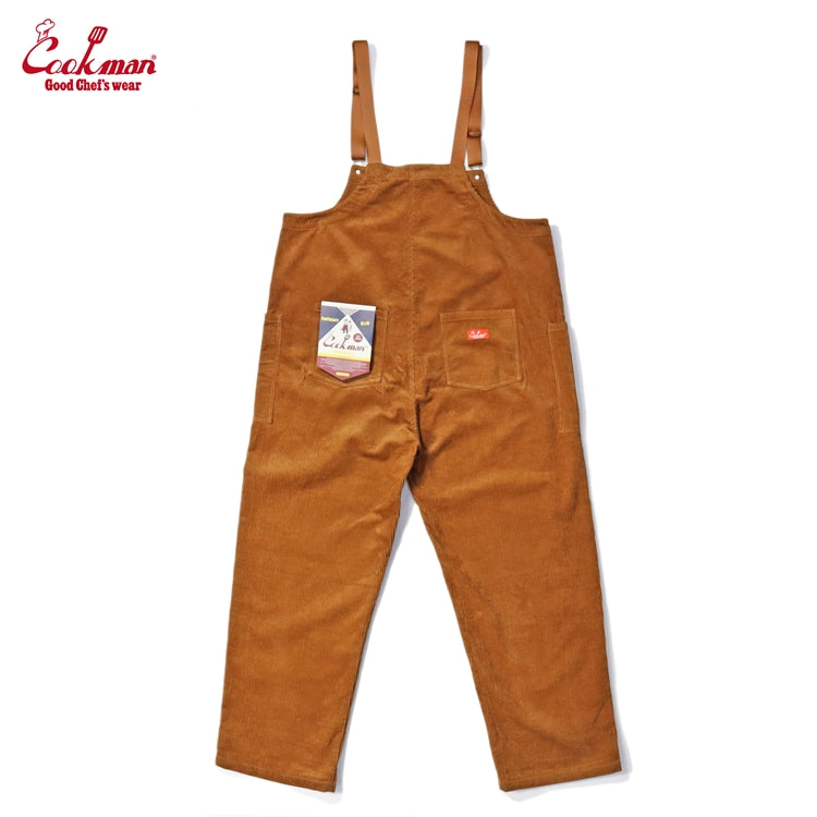 Cookman Fisherman's Bib Overall - Corduroy : Brown