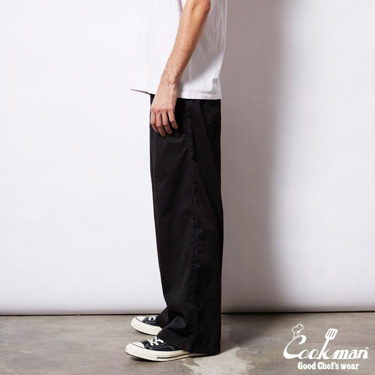 Cookman Wide Chef Pants - Black