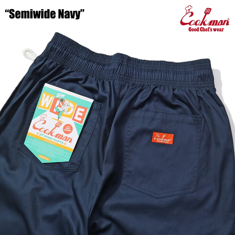 Cookman Chef Pants Semiwide : Navy