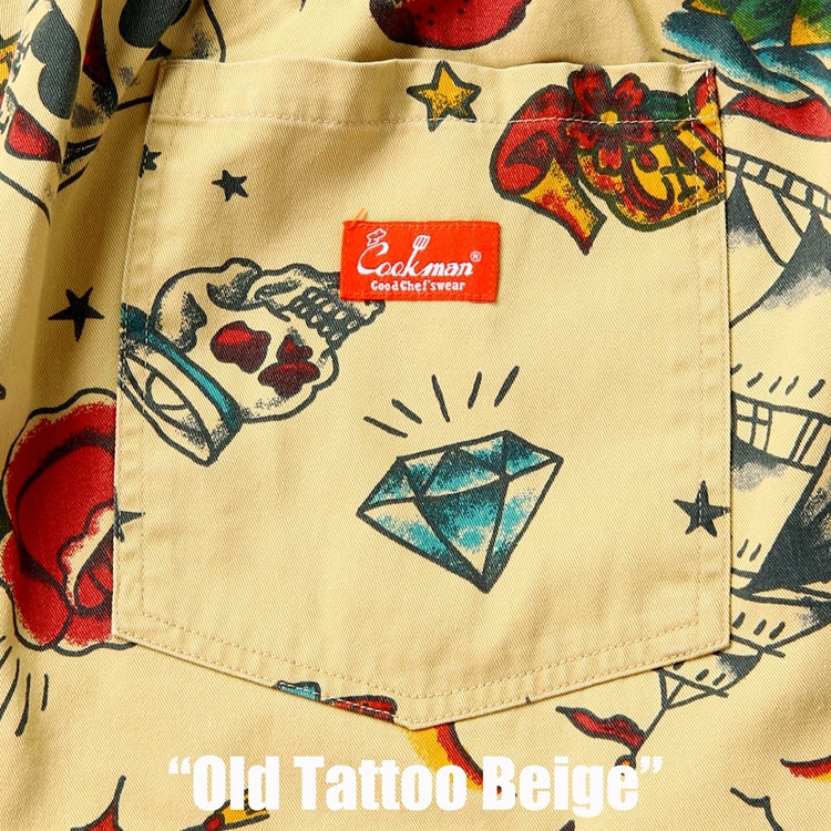 Cookman Chef Pants - Old Tattoo : Beige