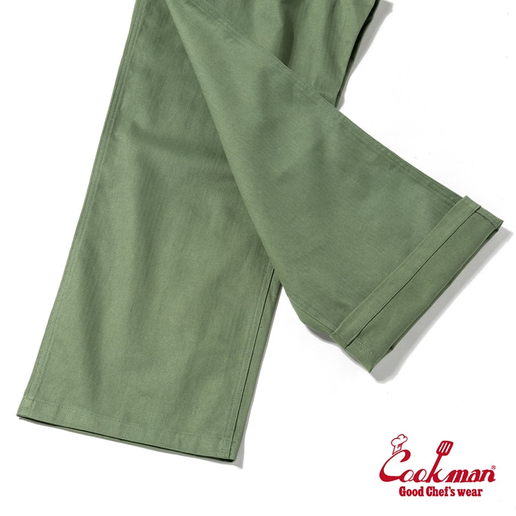 Monkey Pants - Herringbone : Olive