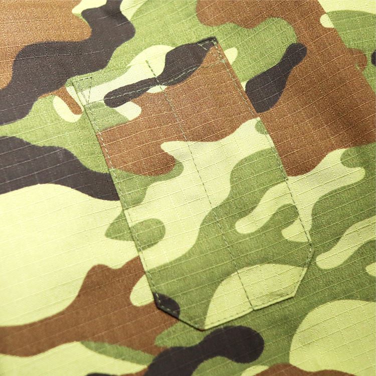 Cookman Delivery Jacket - Ripstop : Woodland Camo Green