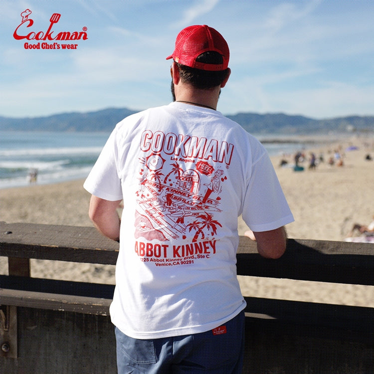 Cookman Tees - Abbot Kinney Street : White