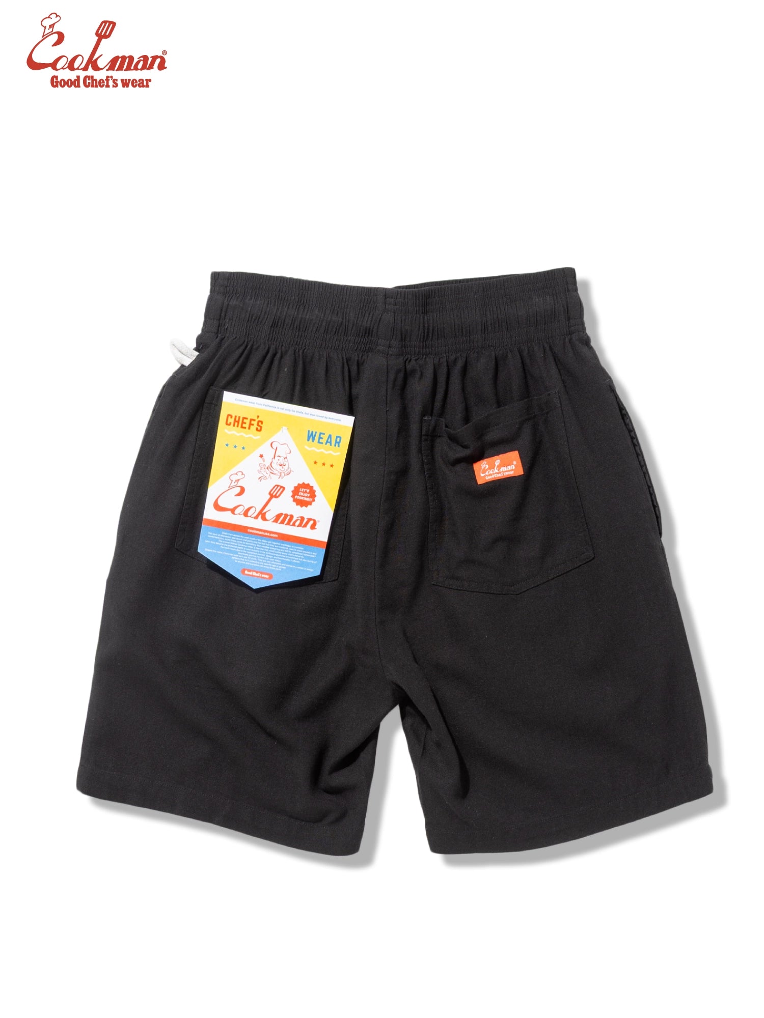 Chef Short Pants - Linen : Black