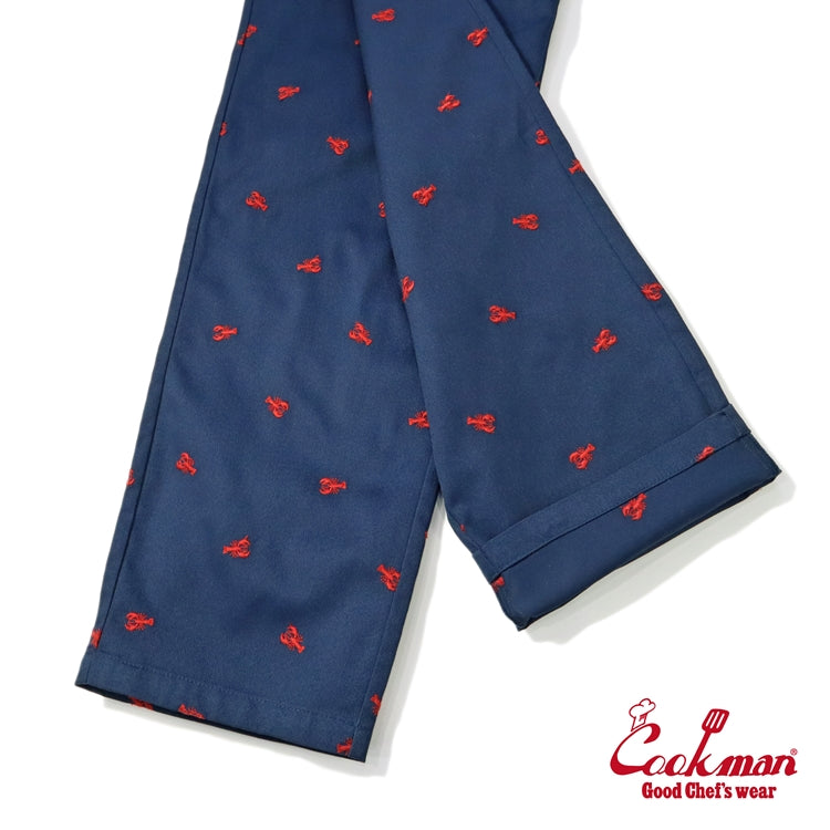 Cookman Embroidery Chef Pants -  Lobster : Navy