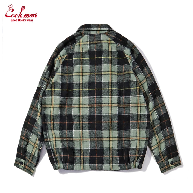 Cookman Delivery Jacket - Woolmix Tartan : Canadian Black