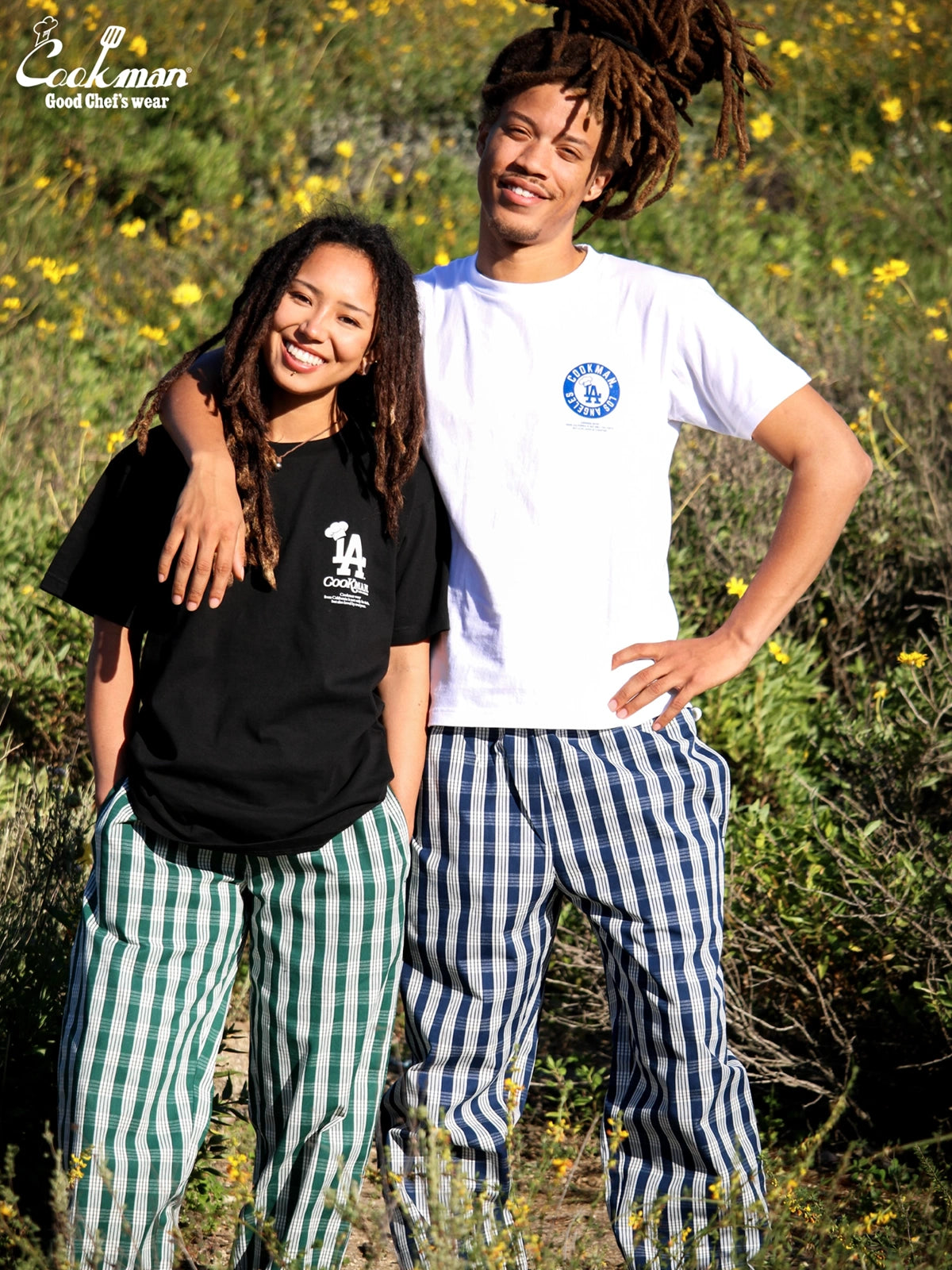 Chef Pants Semiwide -  PALAKA Check : Green
