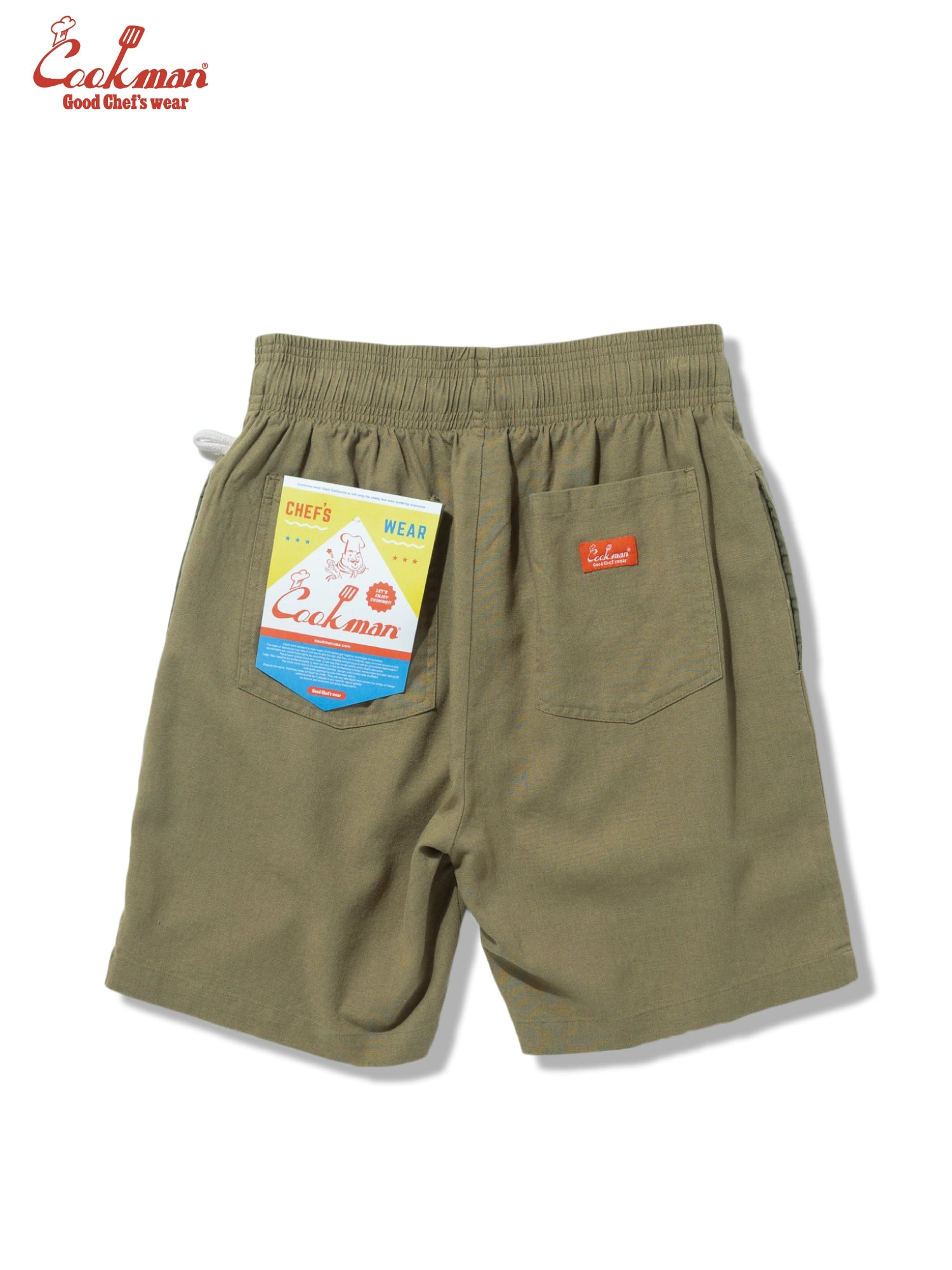 Chef Short Pants - Linen : Olive