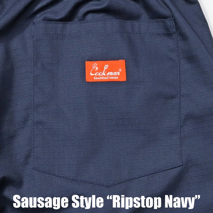 Cookman Chef Pants - Sausage Style Ripstop : Navy