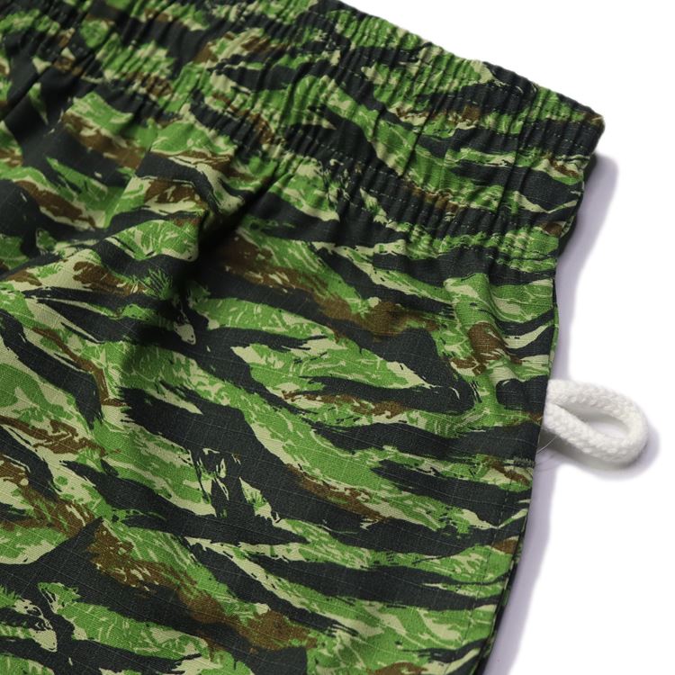 Cookman Chef Short Pants - Ripstop : Tiger Camo Green