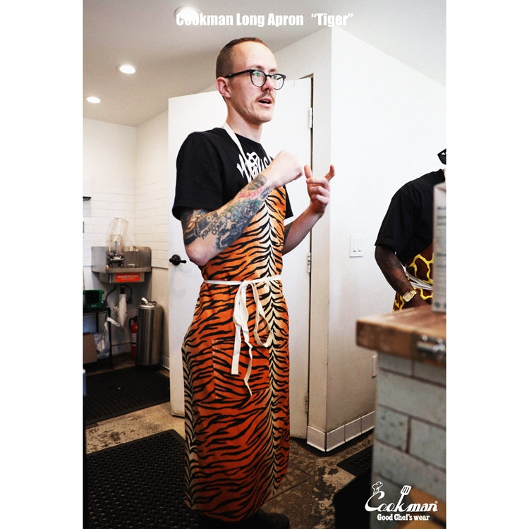 Cookman Long Apron - Tiger