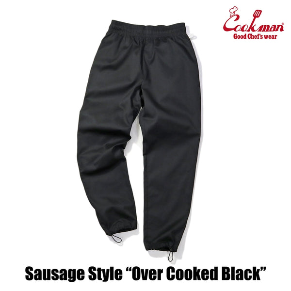 Cookman Chef Pants - Sausage Style : Over Cooked Black