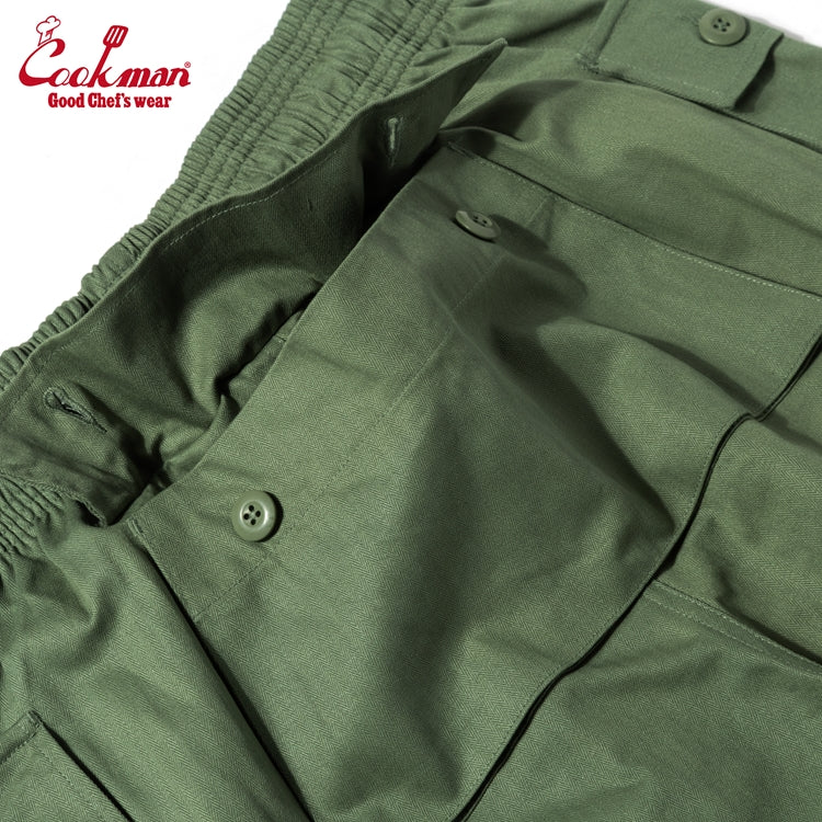Monkey Pants - Herringbone : Olive