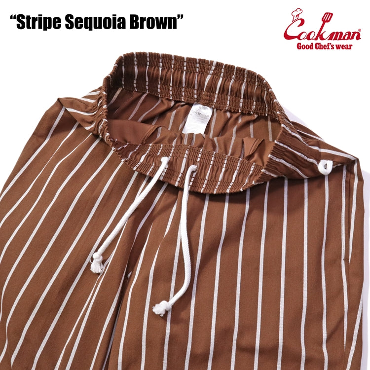 Cookman Chef Pants - Stripe : Sequoia Brown