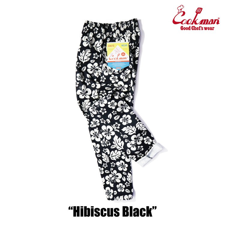 Cookman Chef Pants - Hibiscus : Black