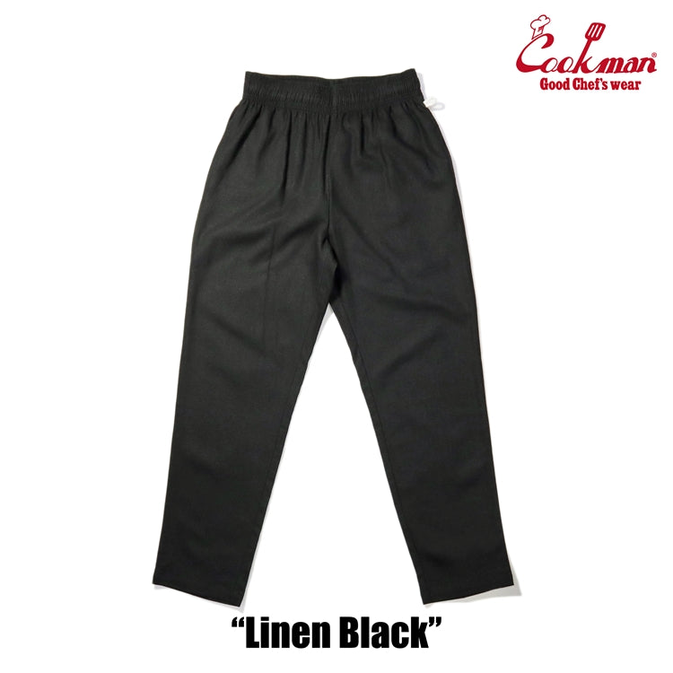 Cookman Chef Pants - Linen : Black