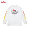 Cookman Long Sleeve Tees - Grill : White