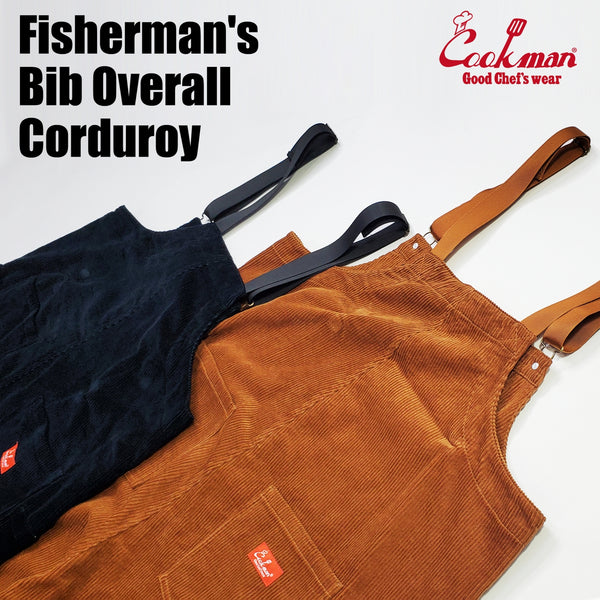 Cookman Fisherman's Bib Overall - Corduroy : Brown