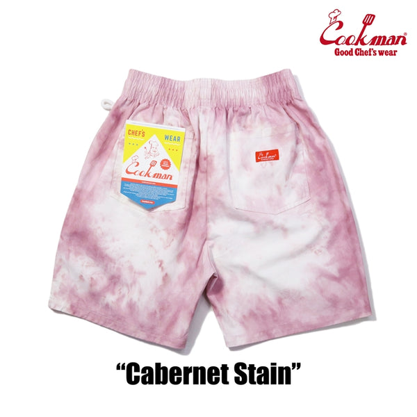Cookman Chef Short Pants - Cabernet Stain
