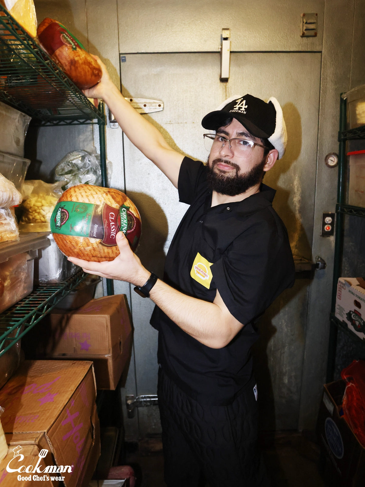 Flight Cap -  Chef Hat LA : Black