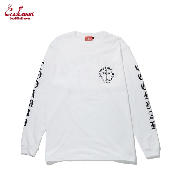 Long Sleeve Tees - Wine Opener : White