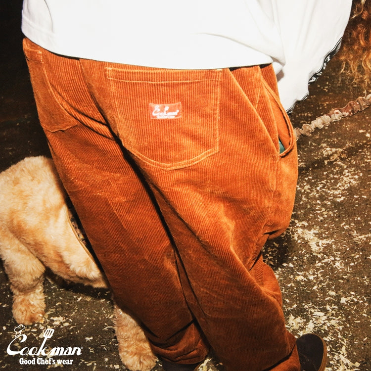 Cookman Waiter's Pants (stretch) - Corduroy : Brown