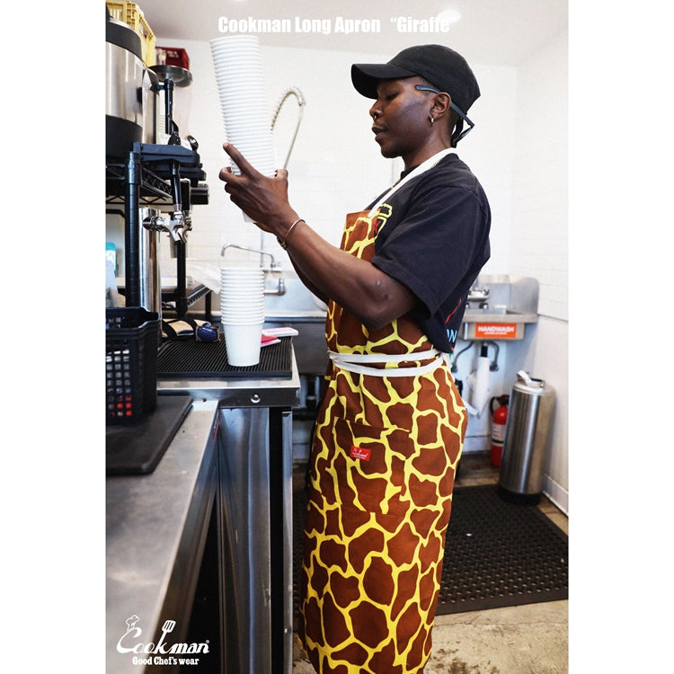 Cookman Long Apron - Giraffe