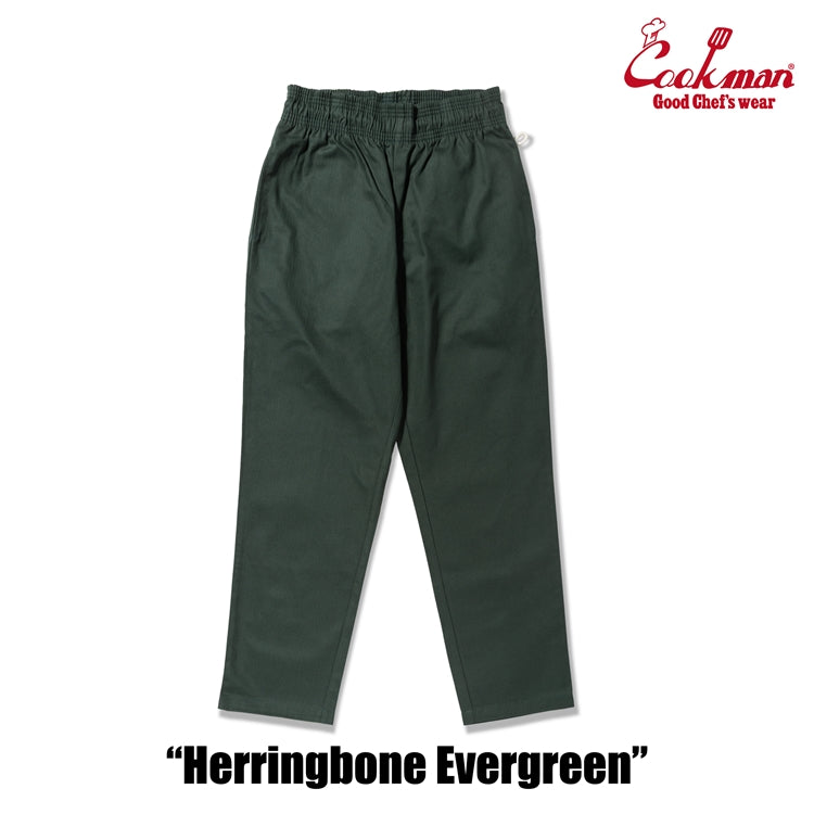 Cookman Chef Pants - Herringbone : Evergreen