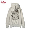 Cookman Zip-up Hoodie - TM paint Abbot Kinney : Off White