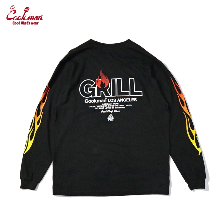 Long Sleeve Tees - Grill : Black