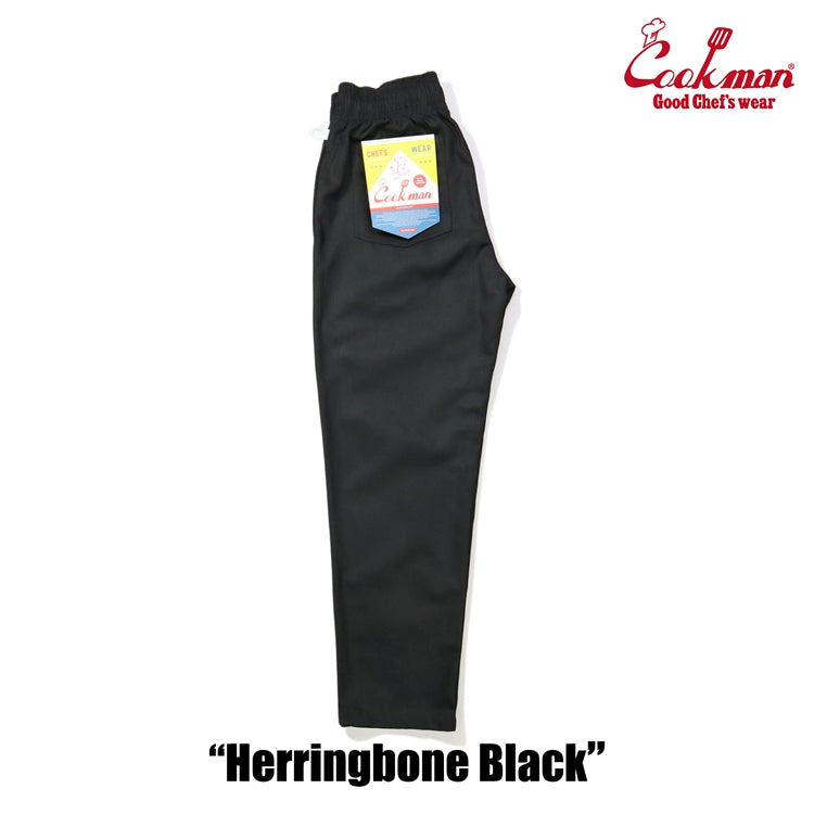 Cookman Chef Pants - Herringbone : Black