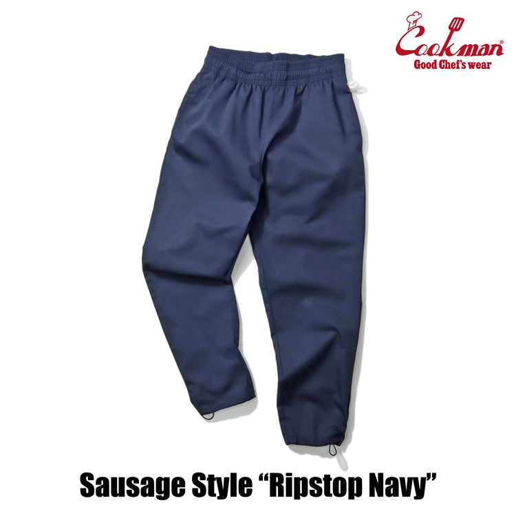 Cookman Chef Pants - Sausage Style Ripstop : Navy