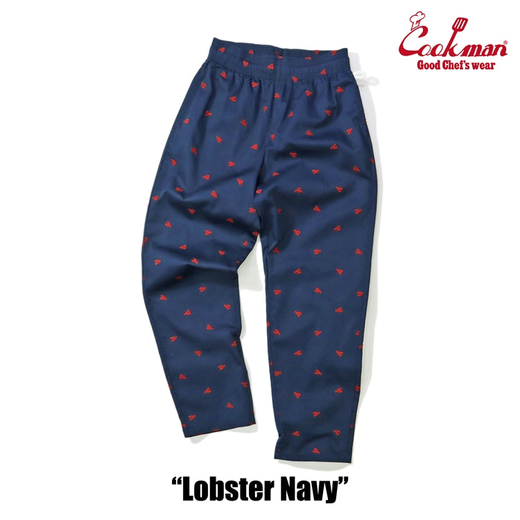 Cookman Embroidery Chef Pants -  Lobster : Navy