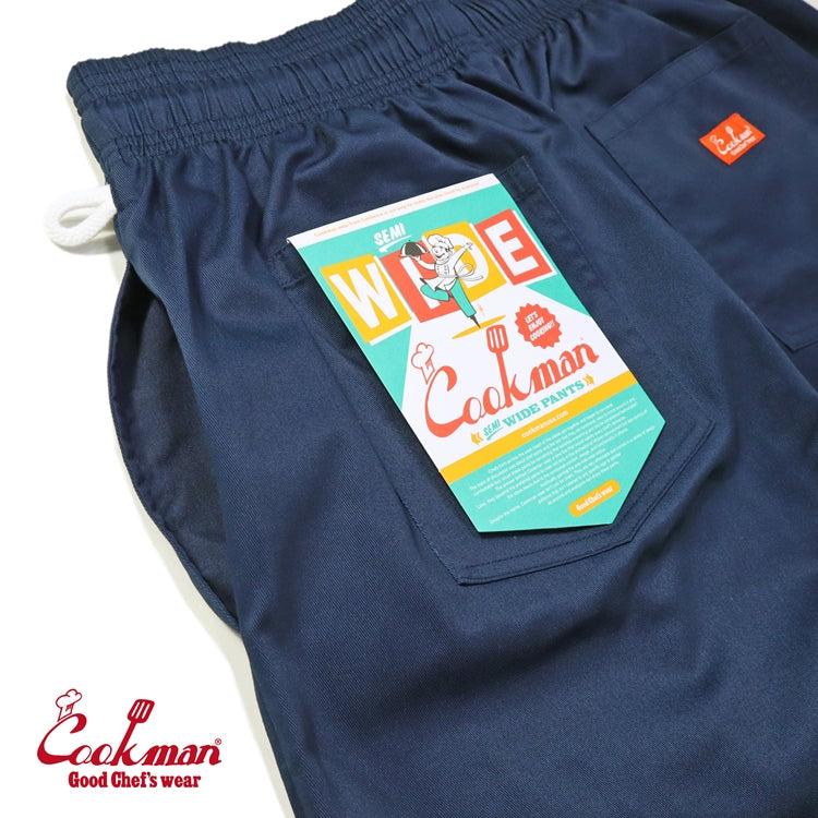 Cookman Chef Pants Semiwide : Navy