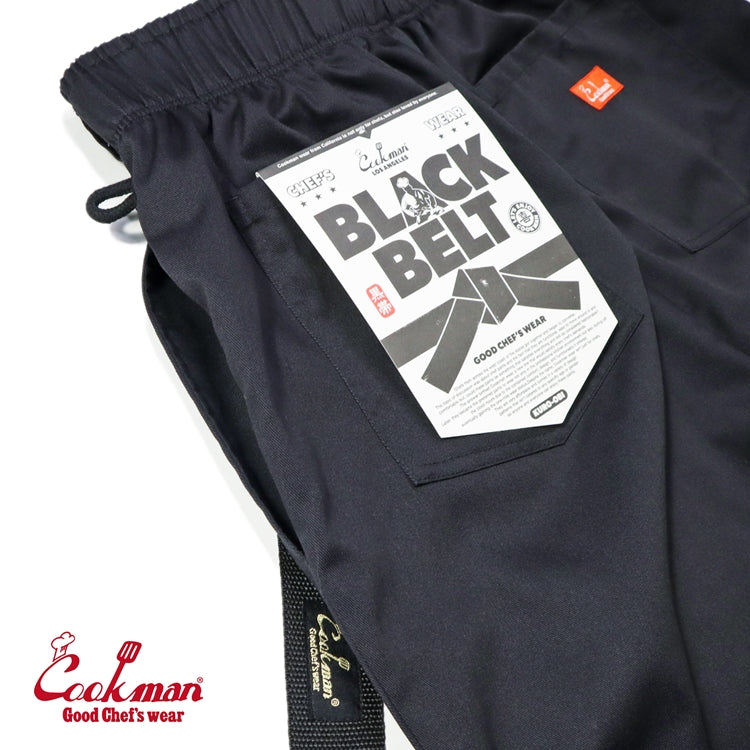 Cookman Chef Pants Semiwide - Black Belt : Black