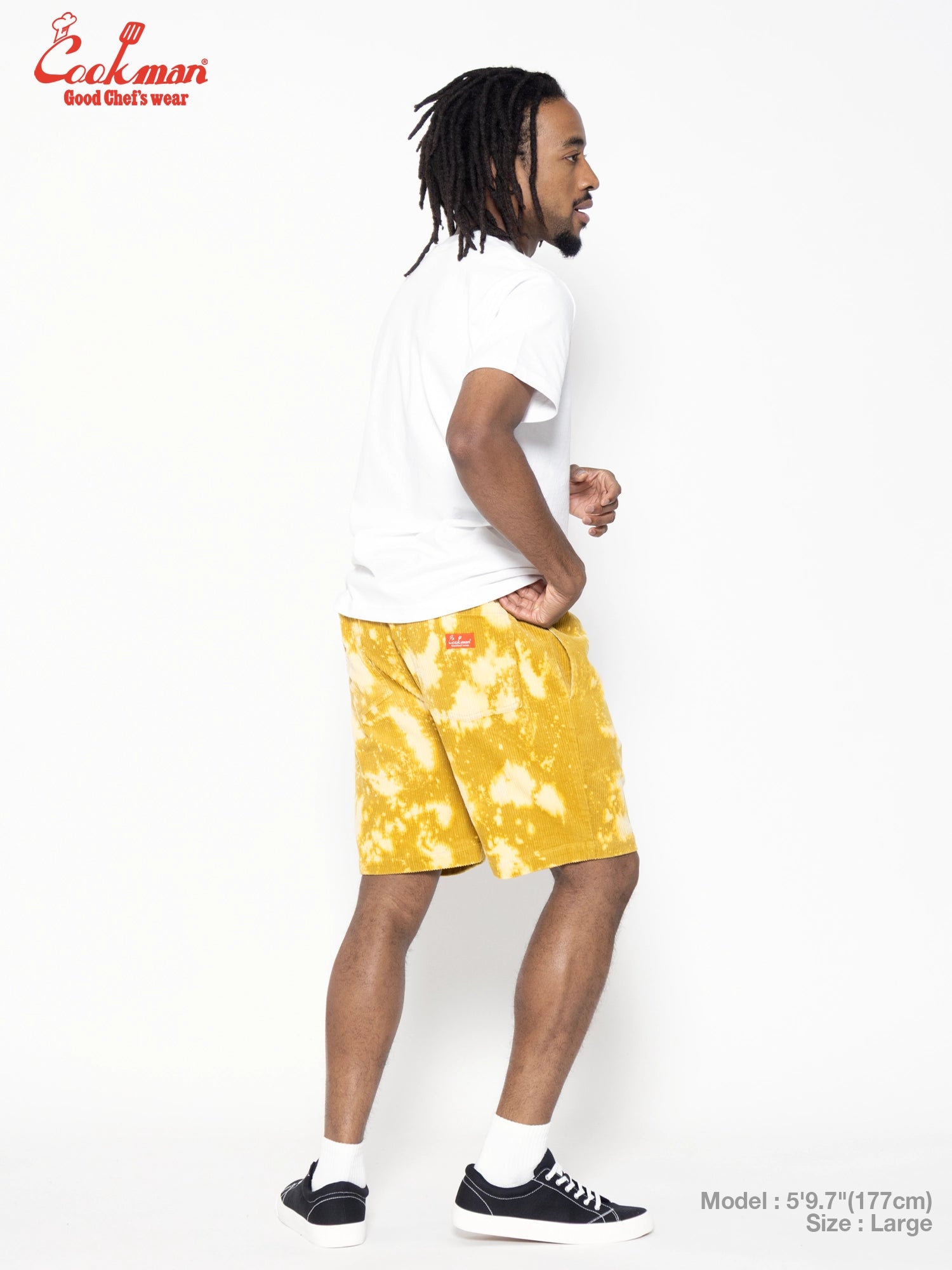 Chef Short Pants - Corduroy : FAT  Bleach Yellow