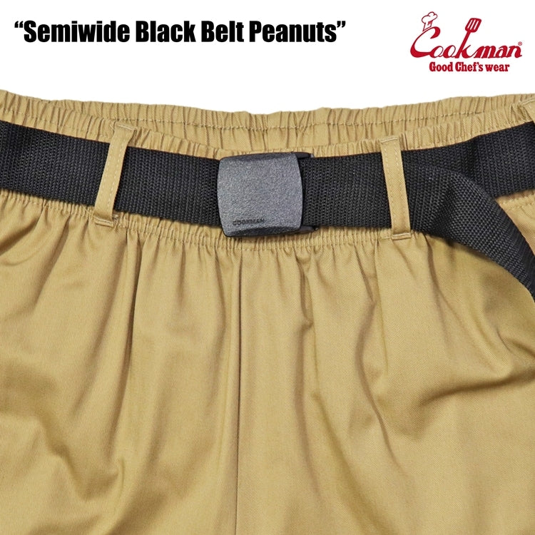 Cookman Chef Short Pants - Black Belt : Peanuts