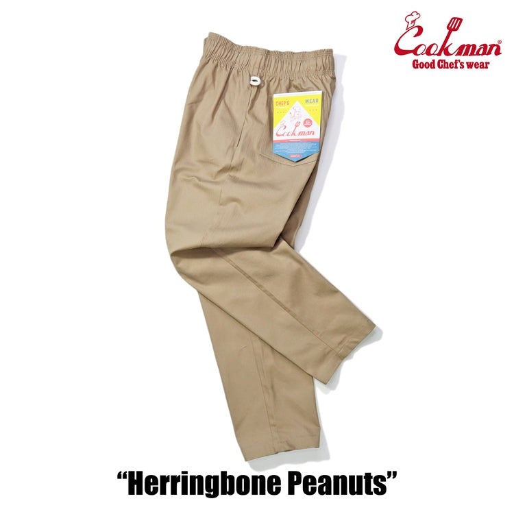 Cookman Chef Pants - Herringbone : Peanuts