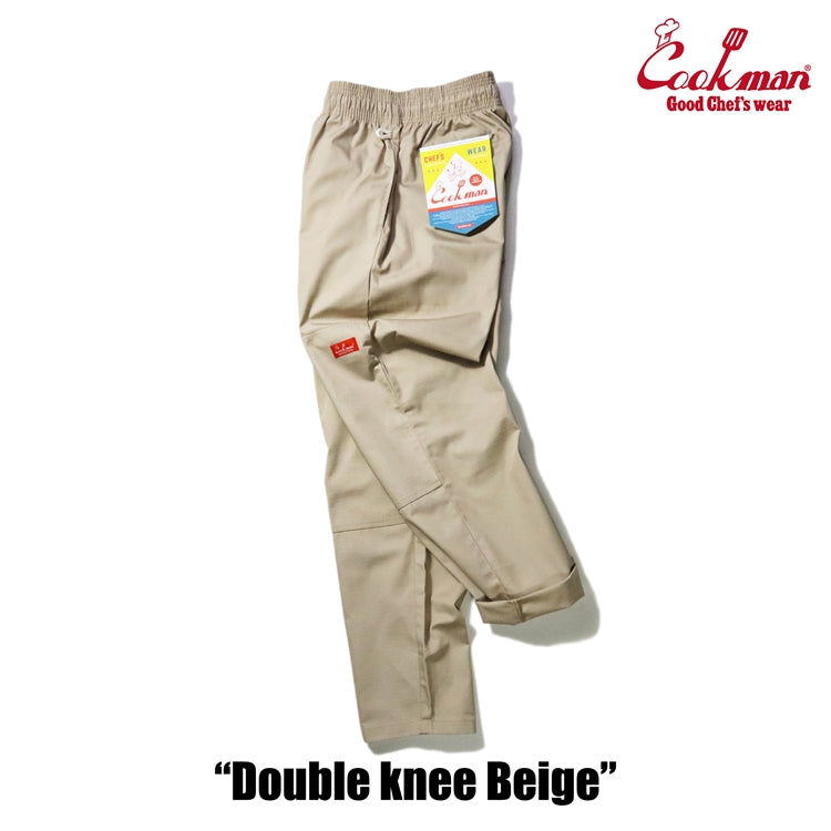 Cookman Chef Pants - Double Knee Ripstop : Beige – Cookman USA
