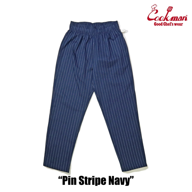 Cookman Chef Pants - Pin Stripe : Navy