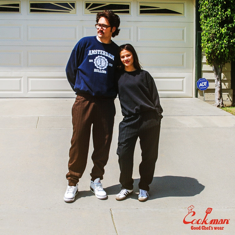 Cookman Chef Pants - Stripe Black shadow