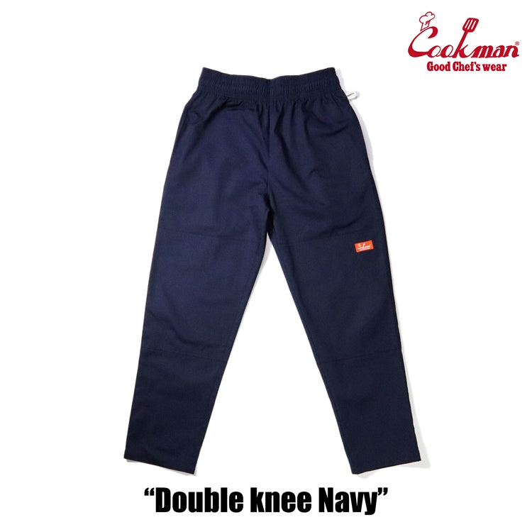 Cookman Chef Pants - Double Knee Ripstop : Navy