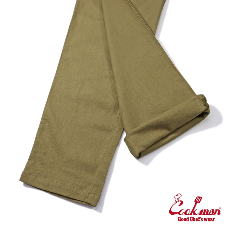 Cookman Chef Pants - Linen : Olive