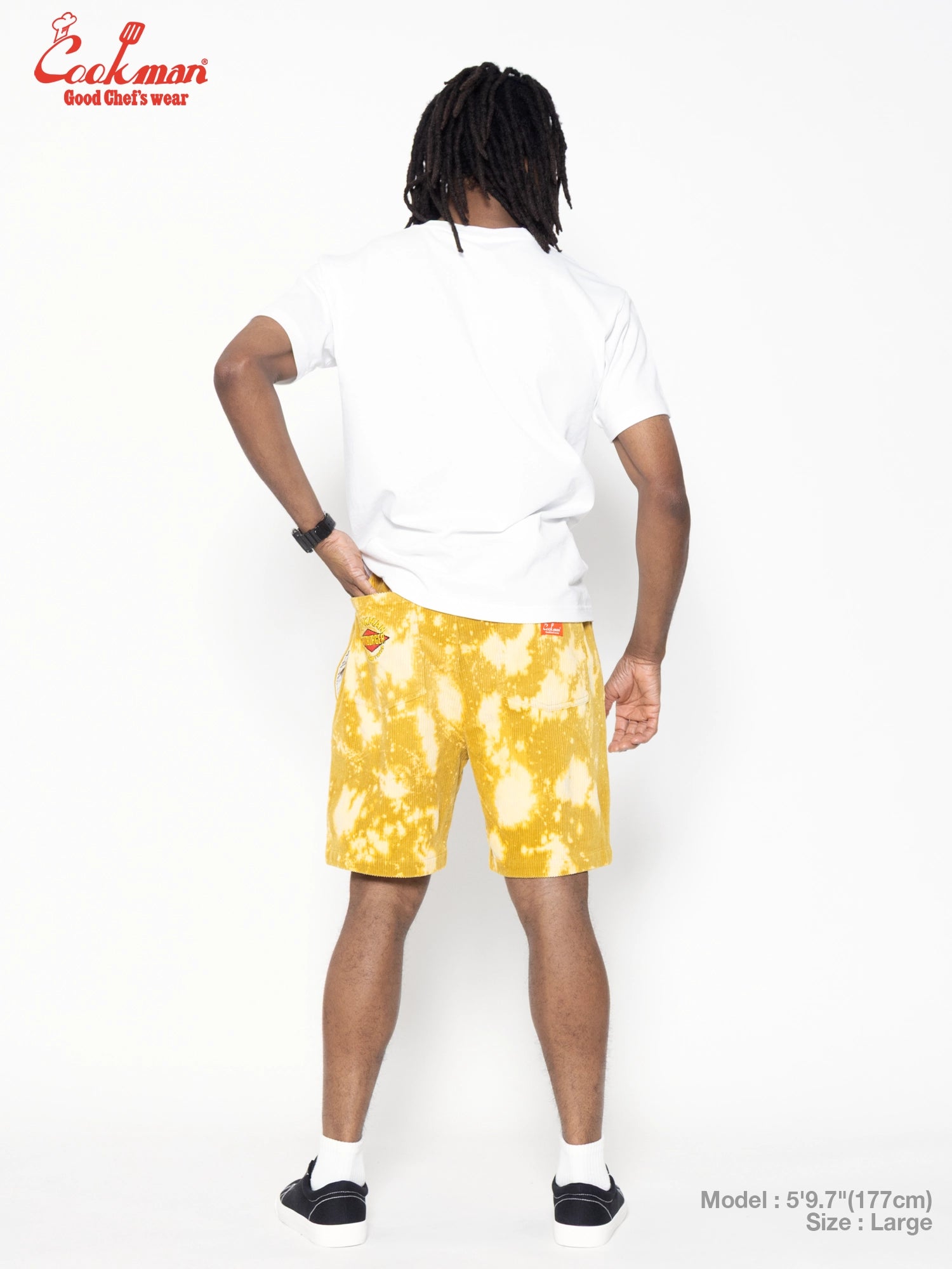 Chef Short Pants - Corduroy : FAT  Bleach Yellow